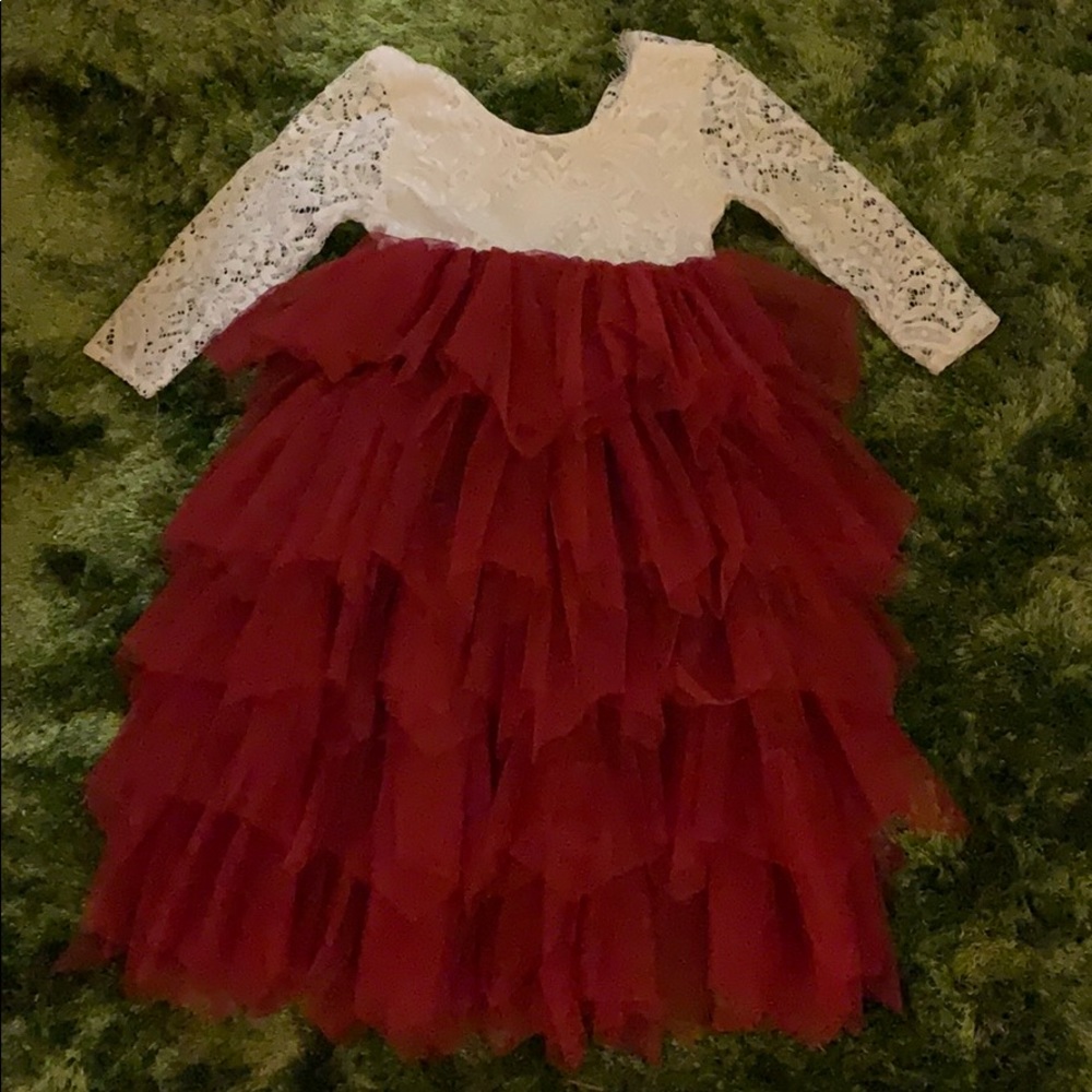 Little Girls Dress- Great for Valentine’s Day!